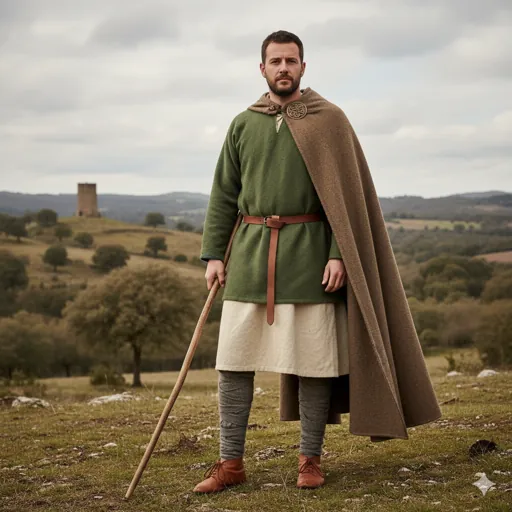 Reconstrucción de vestimenta altomedieval